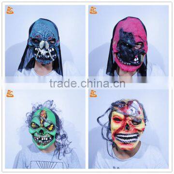 halloween scary realistic cosplay anubis mask jason rubber mask zombie mask latex horror mask