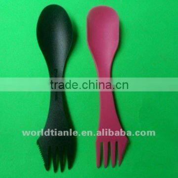 Food Grade Durable Plastic Combined Spoon, Fork, Knife