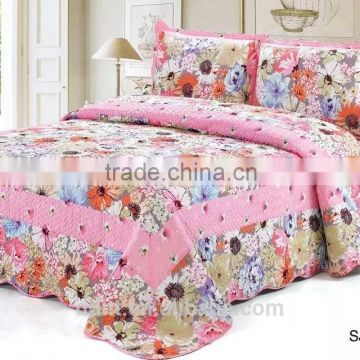 Pink Floral Patchwork Bedding Sets