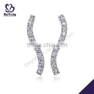 hot sale high quality sterling silver rolled gold earring