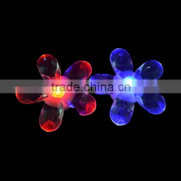 2014 battery operated color changing flower shape led night light for home decoration