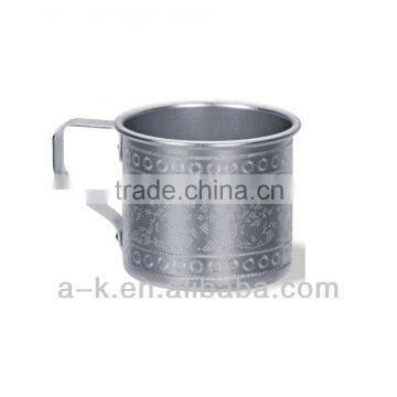 Hot sale aluminum cup with handle