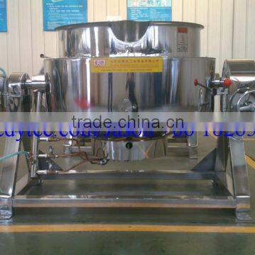 50-1000L Fixed Steam Jacket Kettle With Mixer