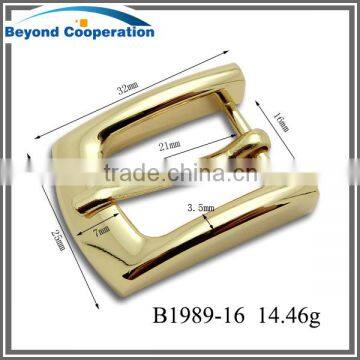 Zinc alloy metal needle buckle small size in gold finish