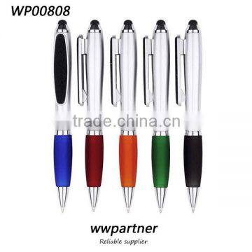 Plastic Parker Pen with Phone Cleaner