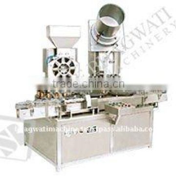 Monoblock Dry Syrup Powder Filling Cap Sealing Machine