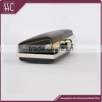 16.5x8cm Clutch Metal Frames With Black Plastic Shells Box Purse Frame photo-5