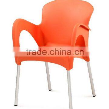 Fashionable PP stackable outdoor living room plastic chair