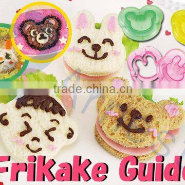 kitchenware cookware utensils accessories rice ball molud sandwich maker lunch bento cookie pie cutter furikake frame 75554