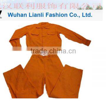 New Design High Quality Long Sleeve Boiler Suit Work Workwear Uniform Coverall Manufacture in China
