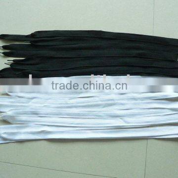 Black & White Fat Flat Polyester Shoelaces