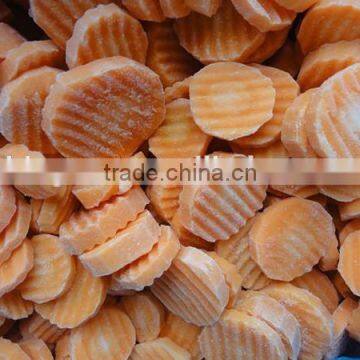 Hot Sale High Quality Chinese IQF Frozen Carrot sliced and cut