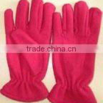 promotional womens plain polar fleece glove