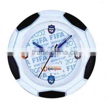 Plastic football wall clock for promotion