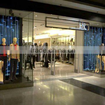 retail clothing store fixtures design for clothes shop