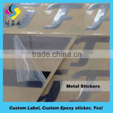 Metallic shinny Gloden foil stamping letter sticker