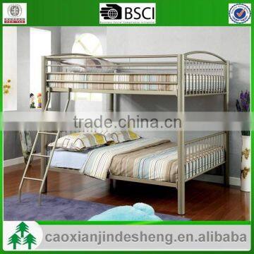 Strong adult metal twin over full bunk bed - Gray Finish TF- 07