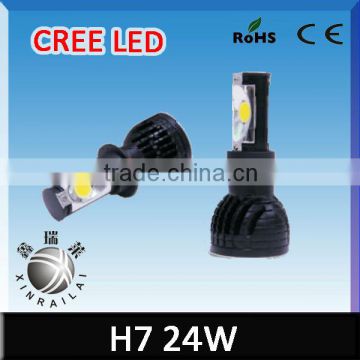 24W Led Lights for H7 2150Lumen Electrict Motorcycle Conversion Kits