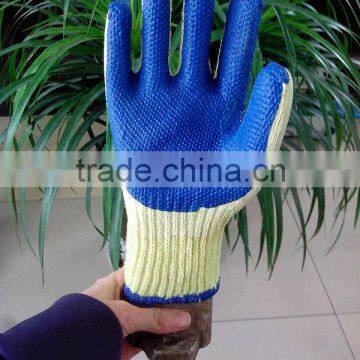 pvc dotted working gloves latex working glove