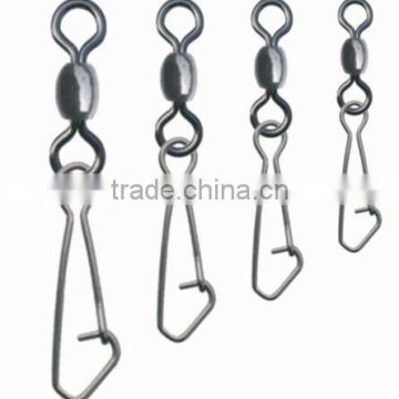 quality brass fishing crane swivel with hooked sanp