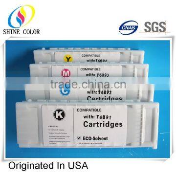 Best Selling Ink Cartridge Compatible for Epson Sure Color S50670 printer with Eco Solvent Ink