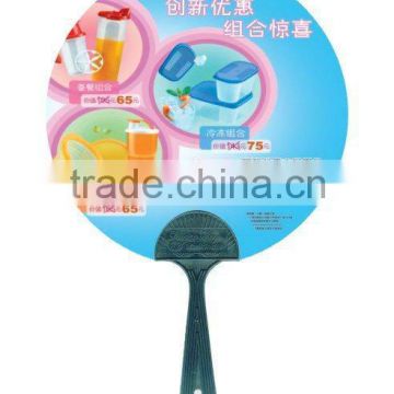 plastic round fans with full color printing