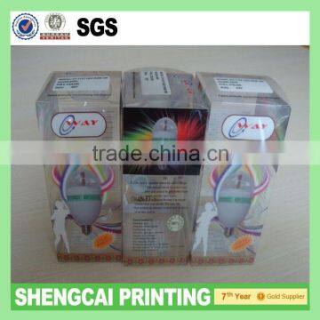 Hot selling pvc package box/custom pet pvc box plastic packing/pvc clear box