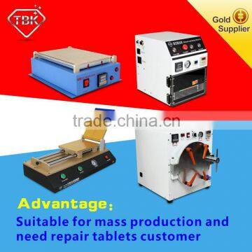 HOT TBK Factory sales defoaming+oca film+screen separator machines perfect match for Full Set Repair Machine