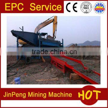 Placer Gold Trommel Screen for Wet and Dry Washing Gold Method