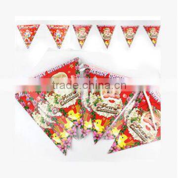 christmas street decorations Santa Claus flag