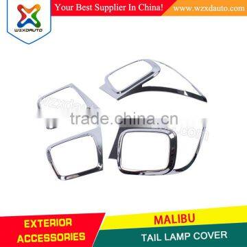 SET CHROME REAR TAIL LIGHT LAMP COVER TAIL LAMP COVER FOR CHEVROLET MALIBU 2013-2014