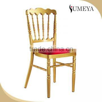 Wholesale durable stacking aluminium wedding chair metal banquet hall chairs for sale