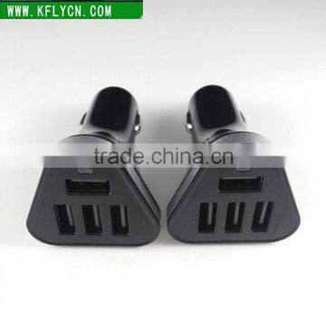 5A Electric 4 Port Dual Usb Car Charger for Iphone Ipad and Android Phone