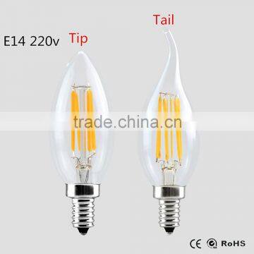 Dimmable E14 2W 4W Edison Filament COB 2w 4w 6w 110V 220V