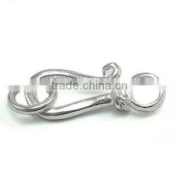 5.5*14mm 925 sterling sivler semi-"s" clasp
