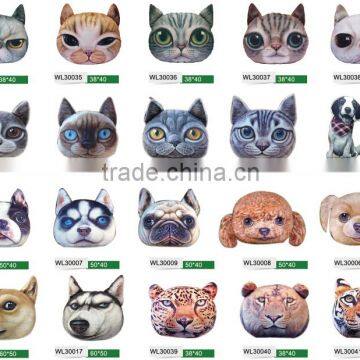 Animal Face Pillow Case Wholesale Popular Cat Face Pillow Cover , Dog Face Pillow Case photo-6