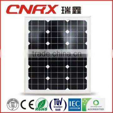 Made in China YueQing Ruixin Group 50w solar panel / module supplier factory direct price with TUV ROHS CE High Quality