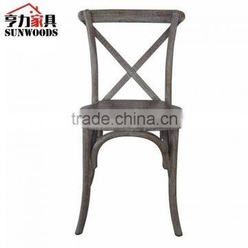 High white cross back rattan chair for seat replacement