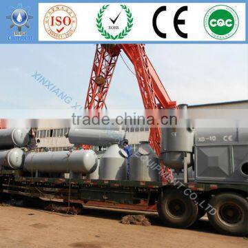 Energy saving Pyrolysis Tyre to oil machine with fuel gas recycling system and carbon black pelleting machine