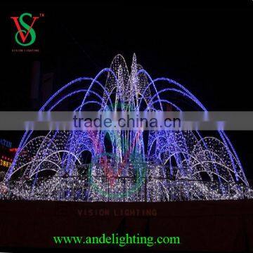 3D fancy colorful street christmas decoration led light