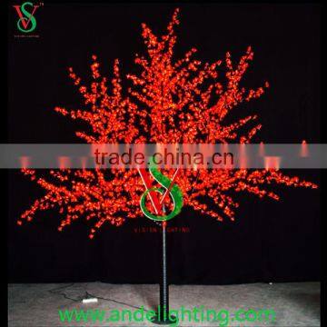 High simulation waterproof cherry blossom decoration 220v led tree light