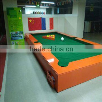 Outdoor sports equipment steel frame snookball table for training