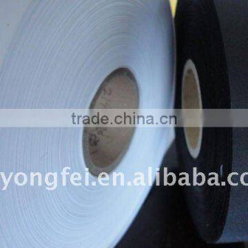 Washable instruction polyester satin ribbon label