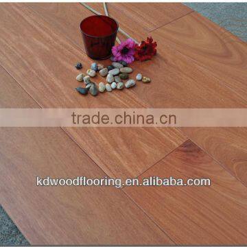 Natural Color Santos Mahogany Flat Wood Flooring