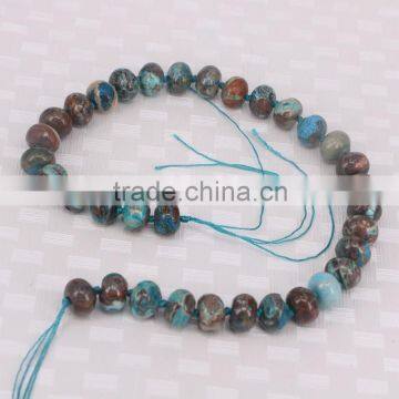 14mm Agate Stone Strand Beads, Smooth Drusy Ocean Agate Gemstone Druzy Beads For Jewelry Making