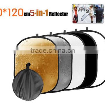 5 in 1 Professional Plastic Reflectors for Camera 90cm 120cm