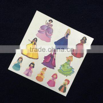 Beautiful Princess Temporary Tattoo Sticker