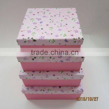 Rectangular Elegant Paper Gift Box Set With Ribbon photo-3