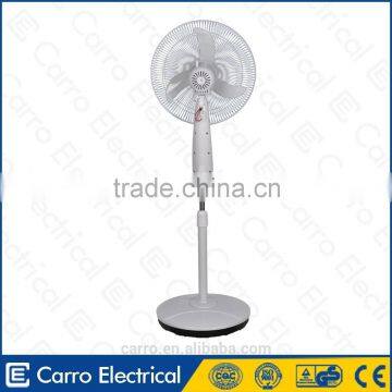 New Design 16" 35w Recharegable Solar Powered Stand Electric Fan photo-4
