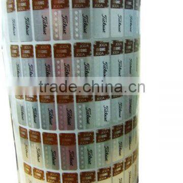 tamper evident roll pack hologram label